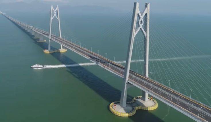 Εγκαινιάστηκε η γέφυρα-τέρας των 55 χιλιομέτρων