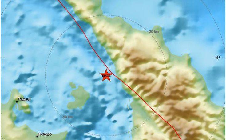 Σεισμός στην Παπούα &#8211; Νέα Γουινέα: Προειδοποίηση για τσουνάμι μετά τα 7,5 Ρίχτερ