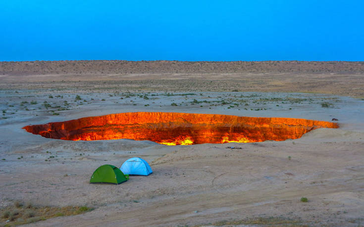 Ανακαλύψτε την Πύλη της Κόλασης στο Τουρκμενιστάν