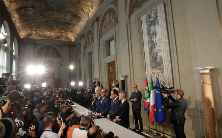 Ιταλία: Πολιτική συμφωνία για σχηματισμό κυβέρνησης με πρωθυπουργό τον Κόντε