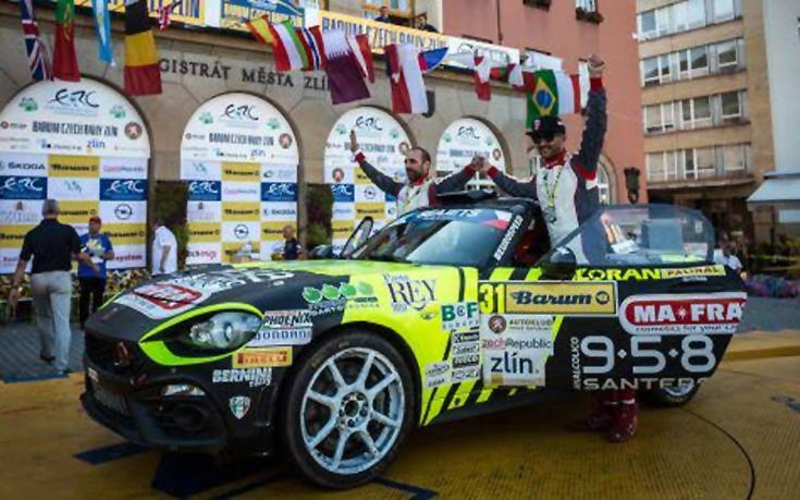 Νίκη του Abarth 124 Rally στον αγώνα της Τσεχίας για το ERC2