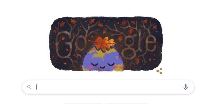 H Google μας εύχεται «Καλό Φθινόπωρο» με το σημερινό της Doodle