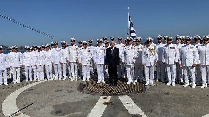 Προκόπης Παυλόπουλος: «Οι ελληνικές Ένοπλες Δυνάμεις είναι φύλακες των θαλάσσιων συνόρων της ΕΕ»
