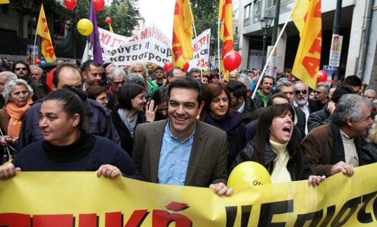 Επέτειος Πολυτεχνείου: Ο Αλέξης Τσίπρας στο μπλοκ του ΣΥΡΙΖΑ για την πορεία