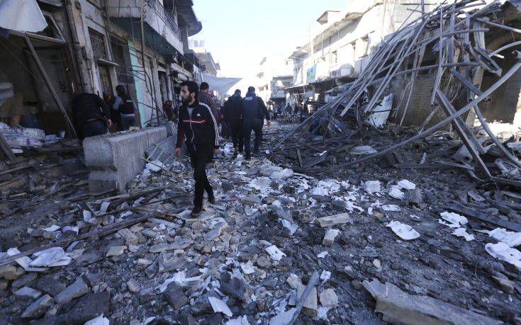 Δεκαοχτώ νεκροί από αεροπορικές επιδρομές του Συριακού Στρατού στην επαρχία Ιντλίμπ