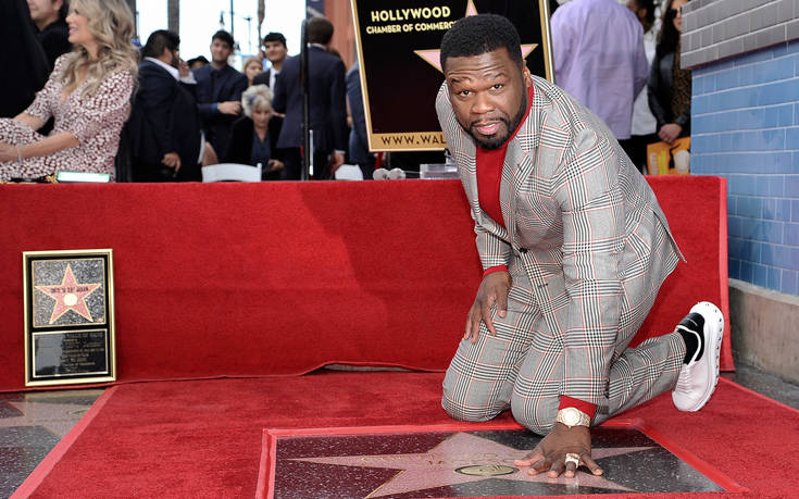 Ο 50 Cent απέκτησε αστέρι στη Λεωφόρο της Δόξας του Χόλιγουντ