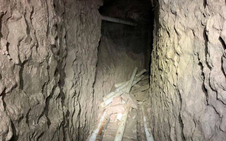 Εικόνες μέσα στη μεγάλη υπόγεια στοά διακίνησης ναρκωτικών που ανακαλύφθηκε στα σύνορα Μεξικού &#8211; Καλιφόρνιας