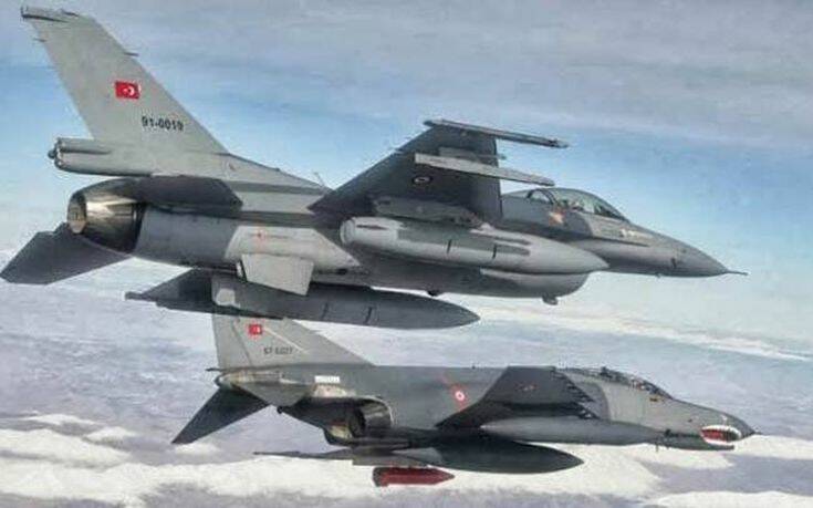 Συνεχίζονται οι τουρκικές προκλήσεις στο Αιγαίο &#8211; Ζεύγος F-16 πάνω από τις Οινούσσες
