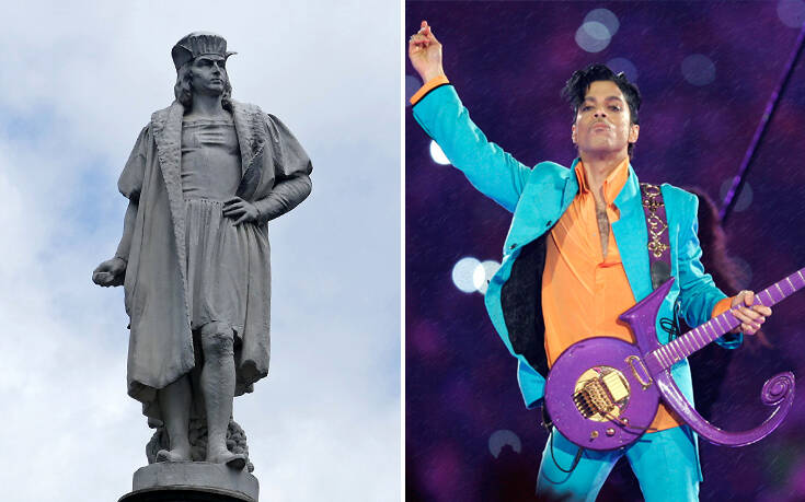 Μαζεύουν υπογραφές για να αντικαταστήσουν τον Χριστόφορο Κολόμβο με τον Prince