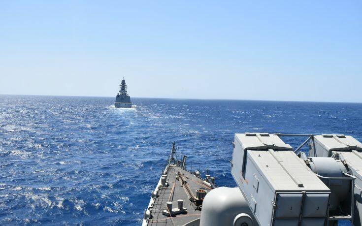 Νέα συνεκπαίδευση ελληνικής φρεγάτας με μονάδες της ΝΑΤΟϊκης ναυτικής δύναμης