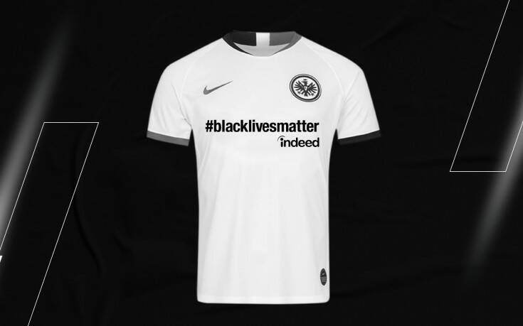 Με φανέλα «Black Lives Matter» η Άιντραχτ κόντρα στη Μπάγερν