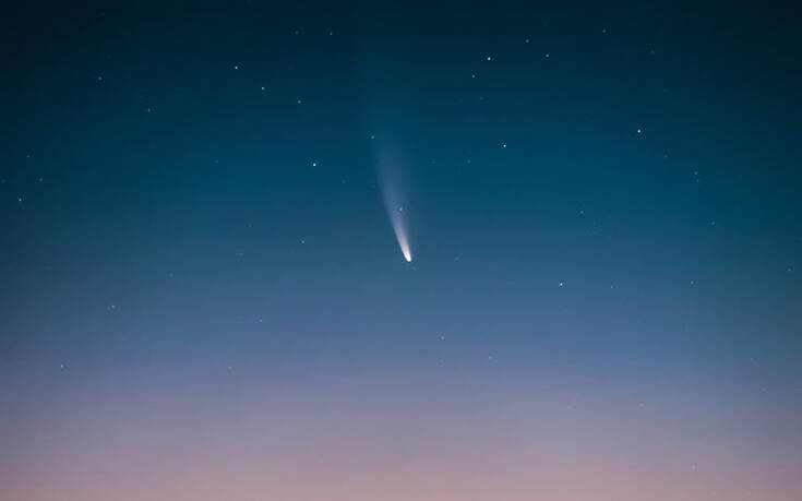 Κομήτης Neowise: Εντυπωσιακή φωτογραφία από τη Σάμο υποψήφια για διεθνή διάκριση