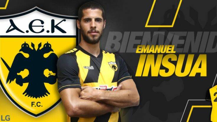 AEK: Επίσημα κιτρινόμαυρος ο Εμάνουελ Ινσούα