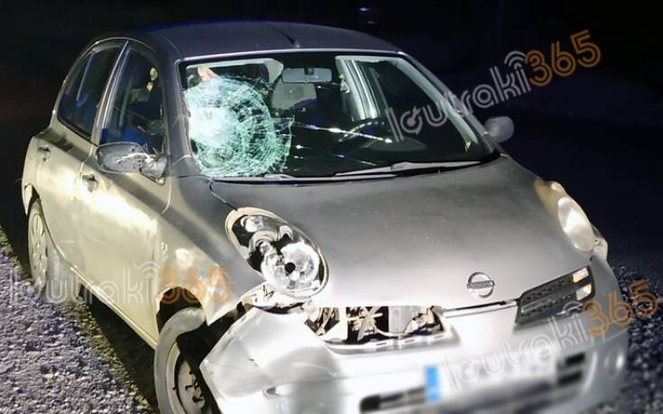 Λουτράκι: Αυτοκίνητο παρέσυρε πεζή ενώ νωρίτερα είχε χτυπήσει και έναν διανομέα