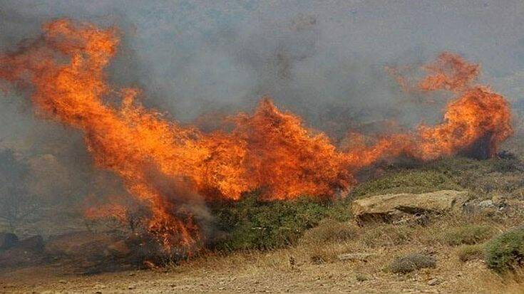 Μεγάλη πυρκαγιά στον Άγιο Νικόλαο της Κρήτης &#8211; Ισχυρές πυροσβεστικές δυνάμεις