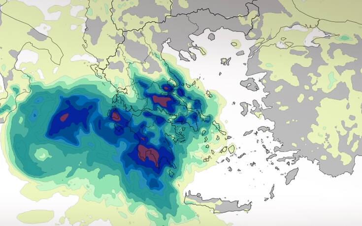 Μεσογειακός κυκλώνας Ιανός: Πού βρίσκεται τώρα και πώς θα κινηθεί η κακοκαιρία – Οι περιοχές που θα χτυπήσει