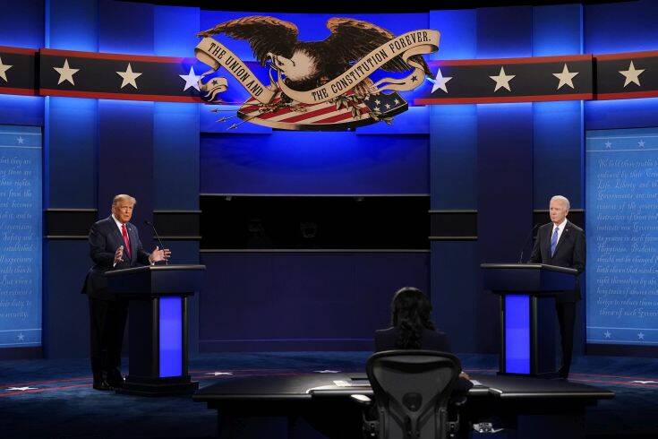 Debate Τραμπ-Μπάιντεν: Μικρότερη η τηλεθέαση σε σύγκριση με την πρώτη τηλεμαχία