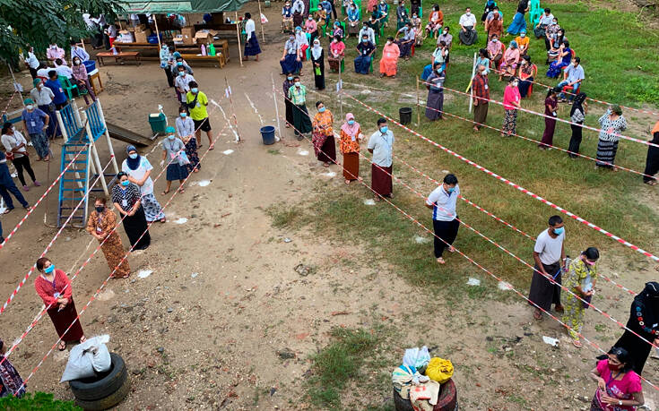 Μιανμάρ: Το κόμμα της Αούνγκ Σαν Σου Κι διεκδικεί συντριπτική νίκη στις εκλογές