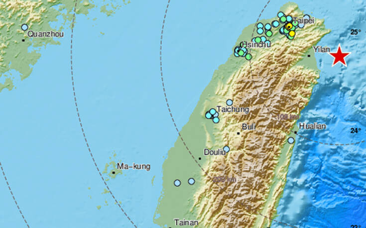 Ισχυρός σεισμός 6,7 Ρίχτερ στην Ταϊβάν &#8211; Κτίρια ταρακουνήθηκαν στην Ταϊπέι