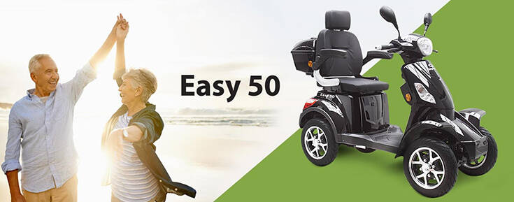 Το Easy 50 είναι το νέο 4τροχο ηλεκτροκίνητο scooter της Daytona Best Electric