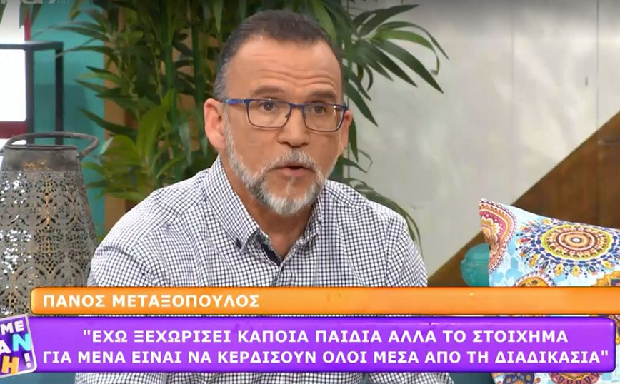 Μεταξόπουλος: Αν τα παιδιά μου ήθελαν να γίνουν τραγουδιστές θα τα έστελνα σε ένα ωδείο, όχι σε ένα τηλεοπτικό παιχνίδι