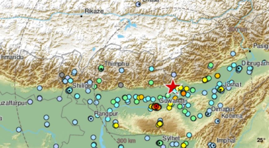 Ισχυρός σεισμός στην Ινδία