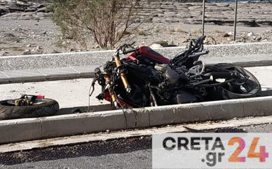 Νεκρός μοτοσικλετιστής σε τροχαίο στην Κρήτη: Τον εντόπισε τυχαία περαστικός σε γκρεμό
