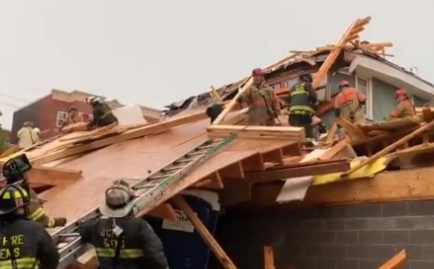 Κατέρρευσε υπό κατασκευή κτίριο στην Ουάσιγκτον