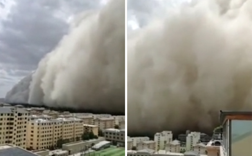 Γιγάντιο σύννεφο σκόνης «καταπίνει» μια ολόκληρη πόλη &#8211; Δείτε το βίντεο