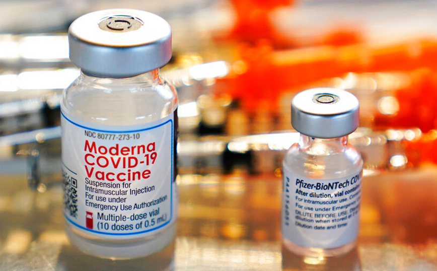 Συνδυασμοί εμβολίων: Καλύτερη ανοσιακή προστασία για όσους κάνουν Moderna μετά από Pfizer ή AstraZeneca