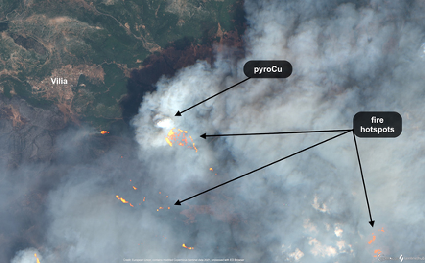 Η «έκρηξη» της φωτιάς στα Βίλια: Πού αποδίδεται η ακραία συμπεριφορά πυρός