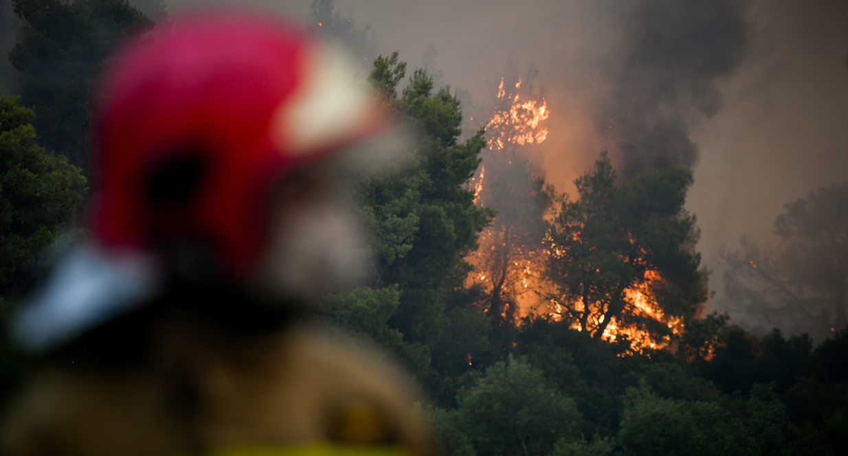 Φωτιά στην Κάζα Αττικής: Οριοθετημένο το μέτωπο της πυρκαγιάς