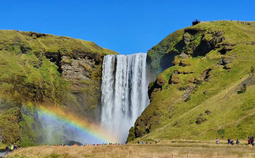 Ισλανδία: Ο εντυπωσιακός καταρράκτης- τόπος γέννησης του ουράνιου τόξου