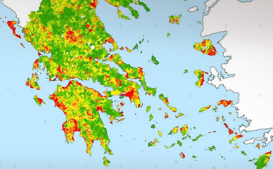 Δημιουργήθηκε ο πρώτος ψηφιακός χάρτης της Ελλάδας εντός των διοικητικών ορίων του 1940