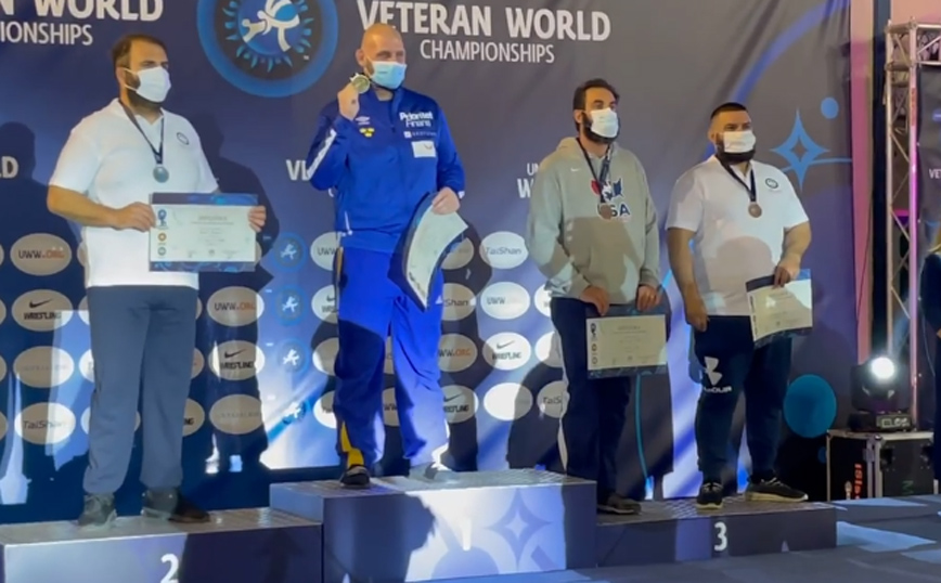 Με ελληνικό θρίαμβο ξεκίνησε το παγκόσμιο πρωτάθλημα βετεράνων πάλης &#8211; Δύο μετάλλια για την Ελλάδα