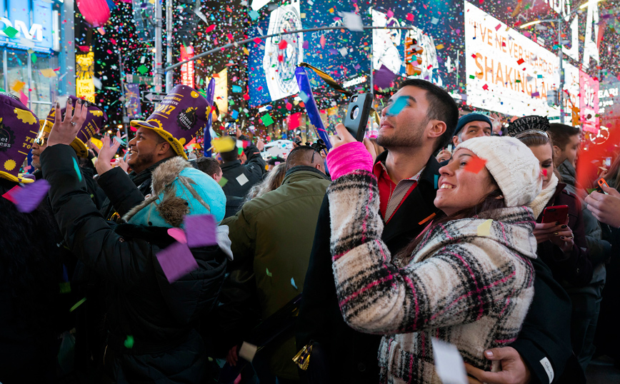 Νέα Υόρκη: Πρόσβαση μόνο για εμβολιασμένους στο φετινό πρωτοχρονιάτικο πάρτι στην Times Square