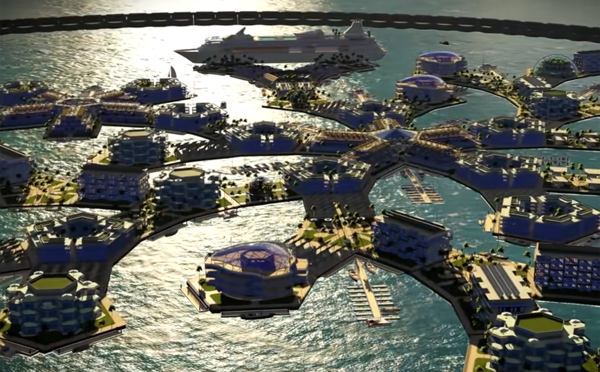 Μια πλωτή πόλη, η λύση στην άνοδο της στάθμης της θάλασσας