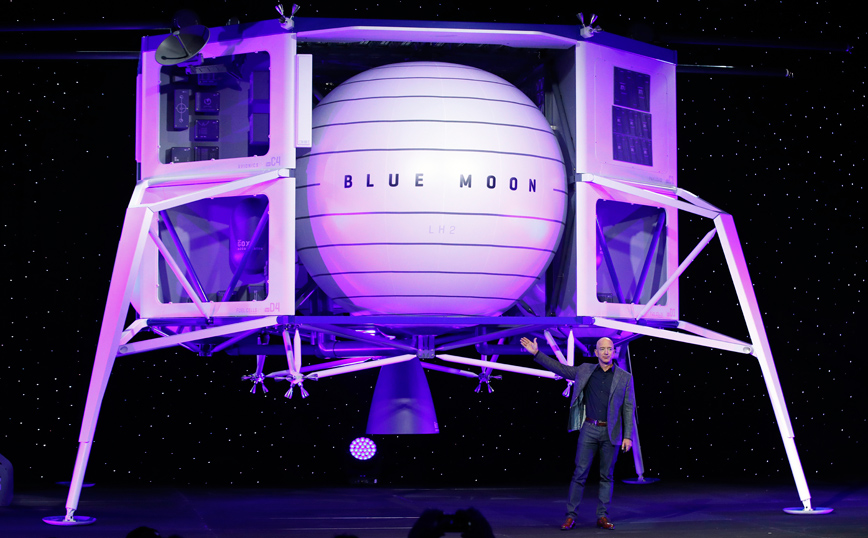 Ο Τζεφ Μπέζος και η Blue Origin Ο Τζεφ Μπέζος και η Blue Origin