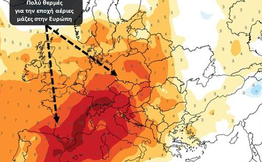 Ο καιρός τις πρώτες ημέρες του 2022 &#8211; Έρχονται θερμές αέριες μάζες από την Ευρώπη