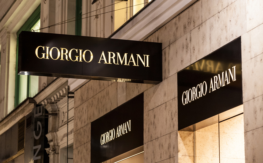 Η εταιρία Giorgio Armani Operations της Ιταλία βρίσκεται υπό δικαστική διαχείριση