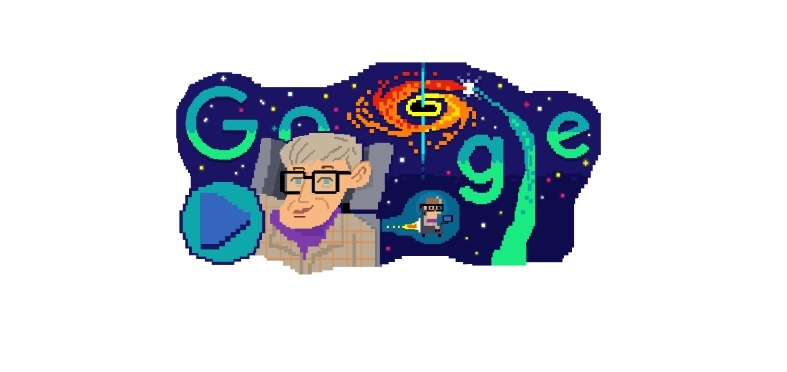 Στίβεν Χόκινγκ: Προς τιμήν του μεγάλου επιστήμονα το doodle της Google