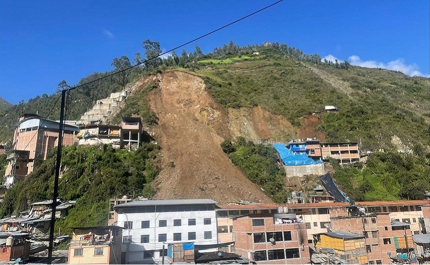Περού: Έξι αγνοούμενοι μετά από κατολίσθηση &#8211; Ζημιές σε τουλάχιστον 60 σπίτια