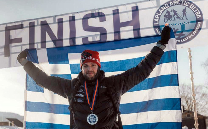 Μάριος Γιαννάκου: Ο Έλληνας αθλητής που έκοψε το νήμα στον αγώνα των 500 χλμ στην Αρκτική