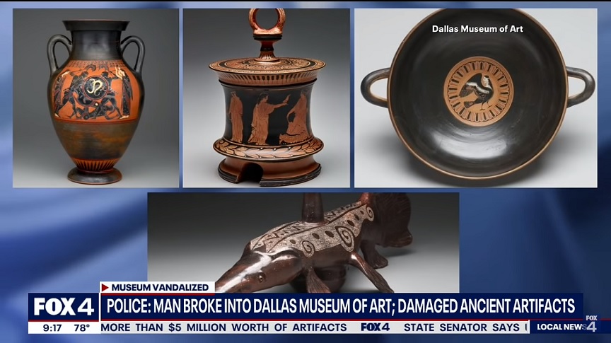 ΗΠΑ: Κατέστρεψε έργα αρχαίας ελληνικής τέχνης γιατί ήταν θυμωμένος με την κοπέλα του – Πάνω από 5 εκατ. δολάρια η ζημιά