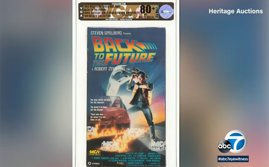 Σφραγισμένο αντίγραφο VHS του «Back to the Future» πωλήθηκε 75.000 δολάρια