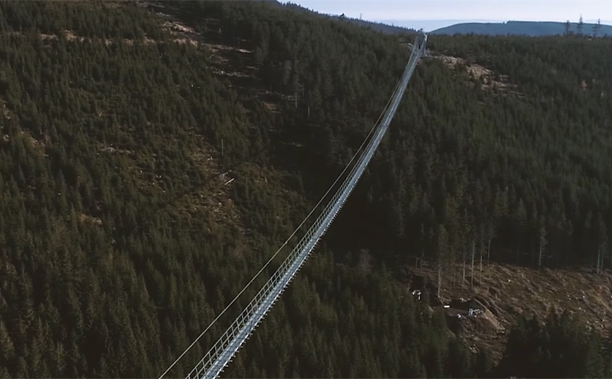 Sky Bridge 721: Η πιο μεγάλη κρεμαστή πεζογέφυρα στον κόσμο &#8211; Ενώνει τις κορυφές ενός βουνού
