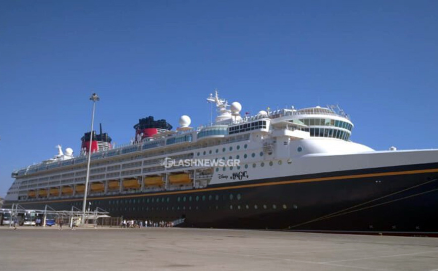Χανιά: Στο λιμάνι της Σούδας για πρώτη φορά κρουαζιερόπλοιο της Disney – Δείτε εντυπωσιακό βίντεο