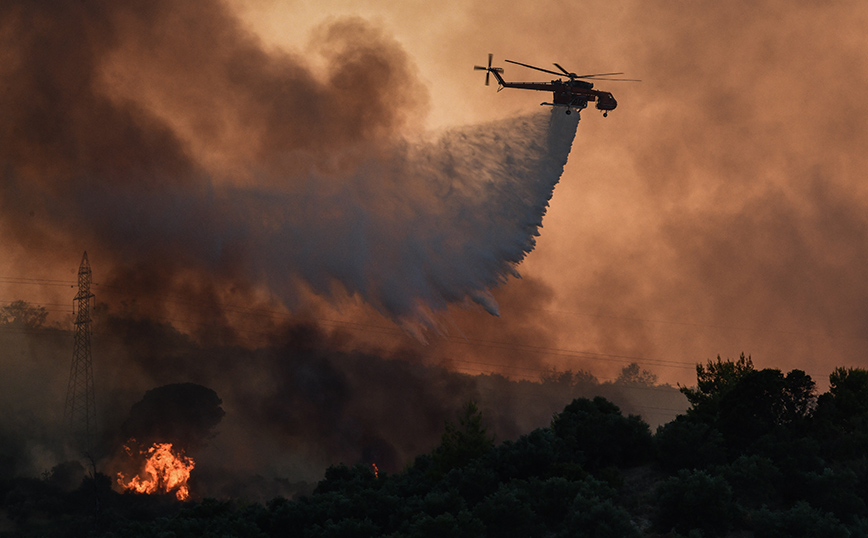Φωτιά στην Ηλεία &#8211; Καίγεται δασική έκταση στην περιοχή Λυνίσταινα