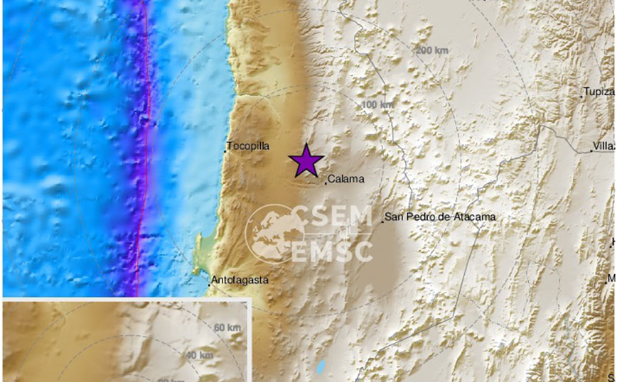 Ισχυρός σεισμός τώρα στην Χιλή