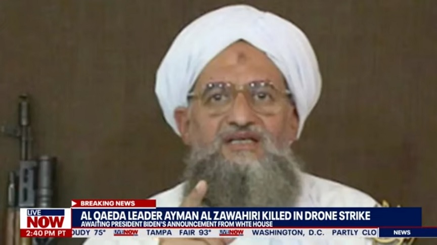 ΗΠΑ: Ο ηγέτης της Αλ Κάιντα Αϊμάν αλ Ζαουάχρι πιστεύεται ότι σκοτώθηκε σε αμερικανικό αεροπορικό πλήγμα στην Καμπούλ
